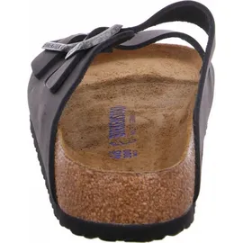 Birkenstock Arizona Weichbettung Naturleder geölt schwarz 44