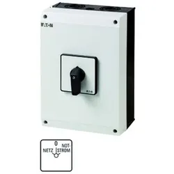 Lastschalter 4p 30kW Umschalt 100A IP65 Komplettger_im_Geh Knebel