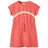 vidaXL Kinderkleid mit Kordelzug Korallenrosa 128
