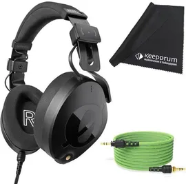 RØDE Microphones Rode NTH-100 Kopfhörer mit 2.4m Kabel Grün mit Tuch - Schwarz,