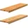 vidaXL Fensterbänke 2 Stk. Hellbraun 90x30x2 cm Massivholz Eiche