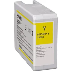 Epson Tintenpatrone yellow, C13T58C440 - Epson SJIC55-Y für Epson D6000Ae, Epson D6000Pe, Epson D6500Ae, Epson D6500Pe C13T58C440