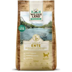 Wildes Land Ente Hundetrockenfutter WL Ente 12kg Hundetrockenfutter