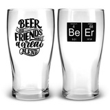 Karaca Bierglas-set 454ml für 2 Personen, Glas, Beerbecher, Tasse, Trinkentasse Spülmaschinengeeignet - Ideale Pilsgläser oder Craft Beer Gläser