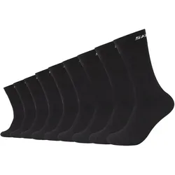 9er Pack SKECHERS Mesh Ventilation Socken 9999 - black 35-38