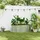 Outsunny Hochbeet 160 x 80 x 56 cm Grau