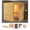 WEKA Sauna Vaasa 3 Eck Saunen beige (natur) Saunen