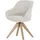 INTERHOME Drehsessel CHILL Textil 60 x 83 x 65 cm Beige drehbar