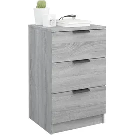 vidaXL Nachttisch Grau Sonoma 40x36x65 cm