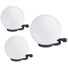 Home4Living Kugelleuchte 3er Set 20/20/30 cm spritzwassergeschützt IP44