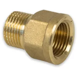 Messing Gewinde-Fitting Verlängerung, verschiedene Größen (Ausführung: 1/2''IG/AG)