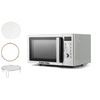 Swiss Pro Mikrowelle Ofen- 20Liter,1100W, Grill und Heißluft