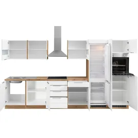 kochstation Küchenzeile KS-Luhe 360 cm weiß