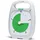 Time Timer PLUS 5 Minuten Visueller Analog Timer Uhr - Optionaler Aktustischer Alarm (Lautstärkeregler) Kein lautes Ticken; Zeitmanagement-Tool (Weiß)