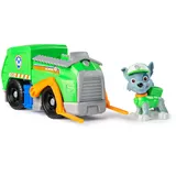 Spin Master PAW PATROL, Recycling-Truck mit Rocky Spielfigur (Basis Fahrzeug, 2025), Spielzeug für Kinder ab 3 Jahren