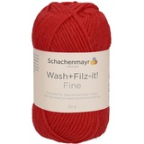 Schachenmayr since 1822 Schachenmayr Wash+Filz-It! Fine, 50G red Filzgarne