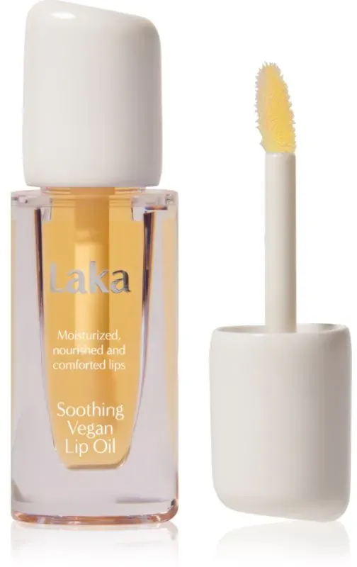 Laka Soothing Vegan Lip Oil Lippenöl mit beruhigender Wirkung Farbton Nourishing Yellow 4.5 ml