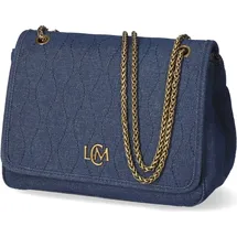 L.Credi Damen Schultertasche/ Umhängetasche MAREIKE Blau Textil-Synthetik-Mix- - Blau