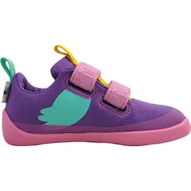 Affenzahn Barfußschuh Lucky Kreativ Tukan Lavendel / Türkis 24