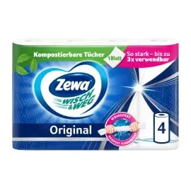 Zewa Küchenrolle Wisch & Weg Original 2-lagig 4 St.