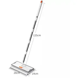 Joybos - Mopp - rotierender Flachmopp zur Bodenreinigung 2 in 1.