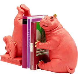 Kare Buchstütze Hippo Pink 2 St.