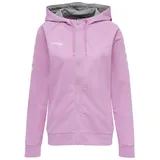hummel GO Cotton Zip Hoodie WOMAN Sweatshirt, orchid XS