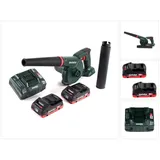 Metabo Metabo, AG 18 Akku Gebläse 18 V + 2x LiHD Akku 4,0 Ah + Ladegerät