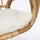 Mica decorations Mica Stuhl Blanca Hängend mit Kissen Beige/Braun