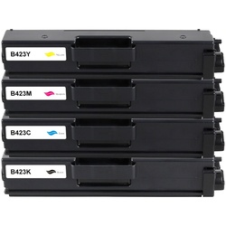 4 XL-Toner kompatibel zu Brother TN-423BK, TN-423C, TN-423M und TN4-23Y