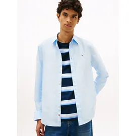 Tommy Hilfiger Tommy Jeans Langarmhemd TJM POPLIN Regular fit, Kentkragen blau S