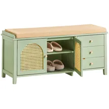 SoBuy Moritz Schuhschrank 100 x 34 x 45 cm grün