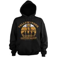 Yellowstone Hoodie Schwarz M