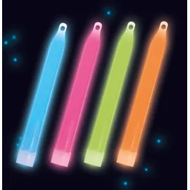 Amscan 9902334 - Knicklicht Anhänger, 4 Stück, Länge circa 10 cm, Glowstick, Leuchtstab