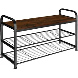 TECTAKE Schuhregal Southampton 91x36x55cm