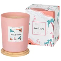 AVA & MAY Bahamas Duftkerze 180 g rosa