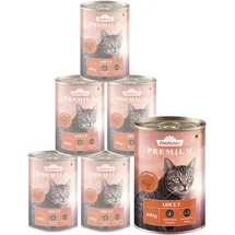 Dehner Katzenfutter Nassfutter Geflügel 6 x 400 g