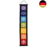 something different – Chakra-Symbol-Banner, Stoff, mehrfarbig, 29 x 0,2 x 154 cm