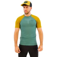 Dynafit Ultra S-Tech Kurzarm-t-shirt - Atlantic - L-XL