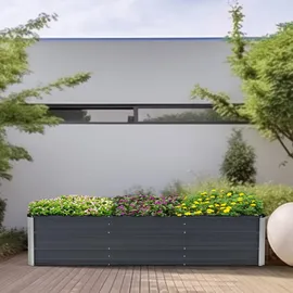 [en.casa] Nijmegen 240 x 47 x 40 cm Anthrazitgrau