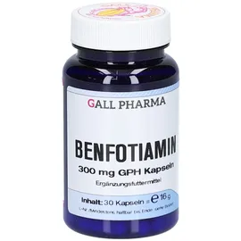 Leitner Lifecare GmbH Benfotiamin 300 mg GPH Kapseln Vet.