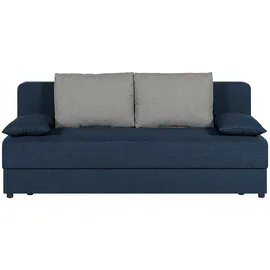 Roller Schlafsofa - cobalt - mit Staukasten
