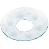 Wiedemann Kerzenmanschette Eiskristalle Transparent