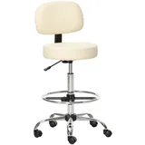 Homcom Barhocker 56 x 57 x 104-127 cm Beige