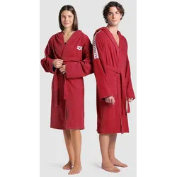 Bademantel arena Team Stripe - Red-white - XL