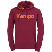 Kempa Graphic Hoodie Sweatshirt, deep rot, 140