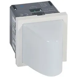 Legrand 078563 Info-Lichtsignal MOSAIC mit Abdeckung Weiß, 12/24 VAC/DC, 2-modulige 1