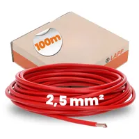 Lapp Kabel 4520042 PVC Einzelader H07V-K 2,5 mm2 rot