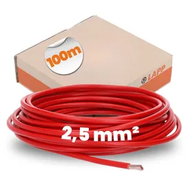 Lapp Kabel 4520042 PVC Einzelader H07V-K 2,5 mm2 rot