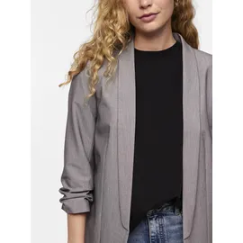 Pieces Damen Pcboss Noos 3/4 Blazer, Light Grey Melange,S